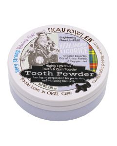 Frau Fowler Highlander Licorice Tooth Powder CLEARANCE ITEM