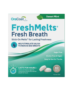 OraCoat FreshMelts for Bad Breath - Sweet Mint 160ct