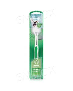 TropiClean Fresh Breath TripleFlex Toothbrush for Dogs