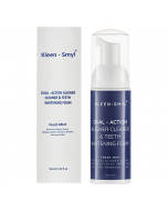 Kleen-Smyl Dual-Action Aligner Cleaner and Teeth Whitening Foam 2pk
