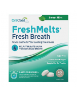 OraCoat FreshMelts for Bad Breath - Sweet Mint 160ct - CLEARANCE ITEM
